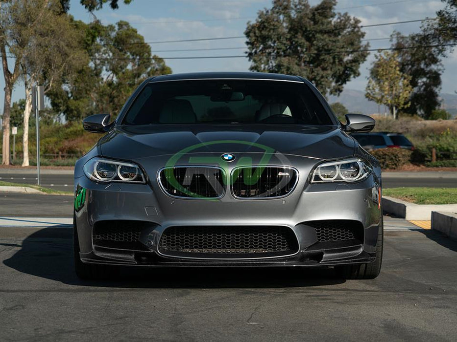 BMW F10 M5 3D Style Carbon Fiber Front Lip