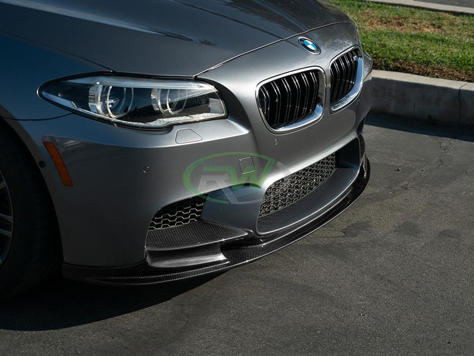 BMW F10 M5 3D Style Carbon Fiber Front Lip