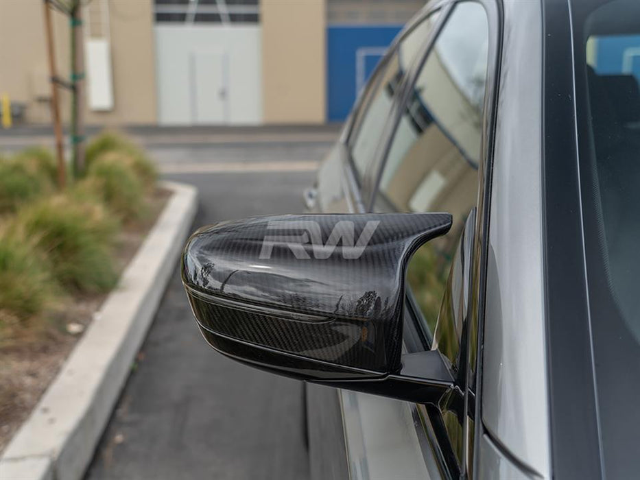 BMW M5 M8 Carbon Fiber Mirror Cap Replacements