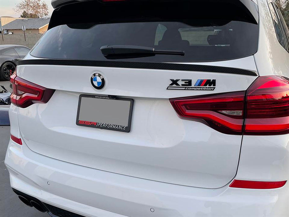 BMW F97 G01 X3/X3M RWS Carbon Fiber Mid Spoiler