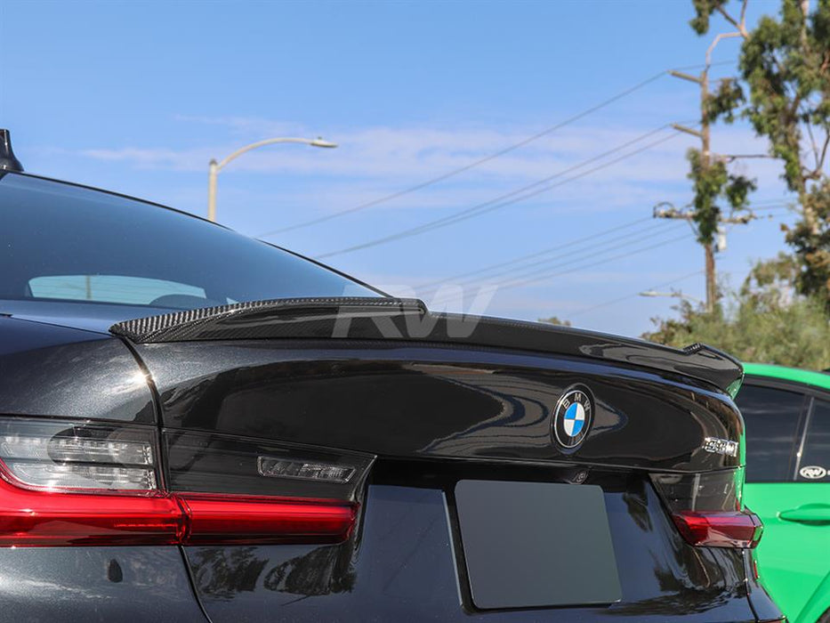 BMW G20 G80 CS Style Carbon Fiber Trunk Spoiler