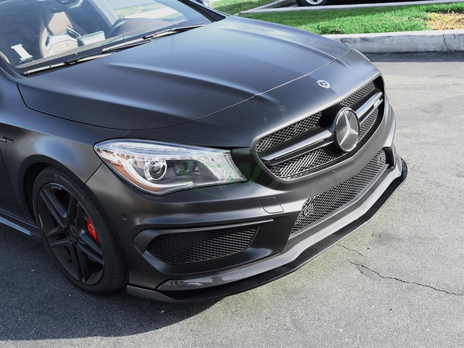 Mercedes C117 CLA Revo Style CF Lip Spoiler