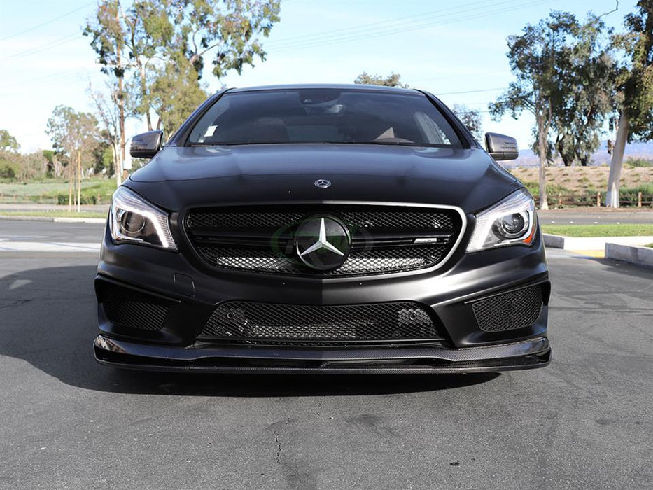 Mercedes C117 CLA Revo Style CF Lip Spoiler