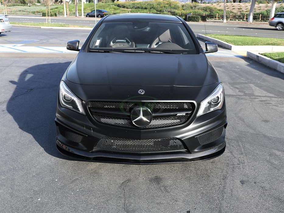 Mercedes C117 CLA Revo Style CF Lip Spoiler