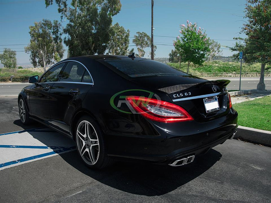 Mercedes W218 Carbon Fiber Renn Style Trunk Spoiler