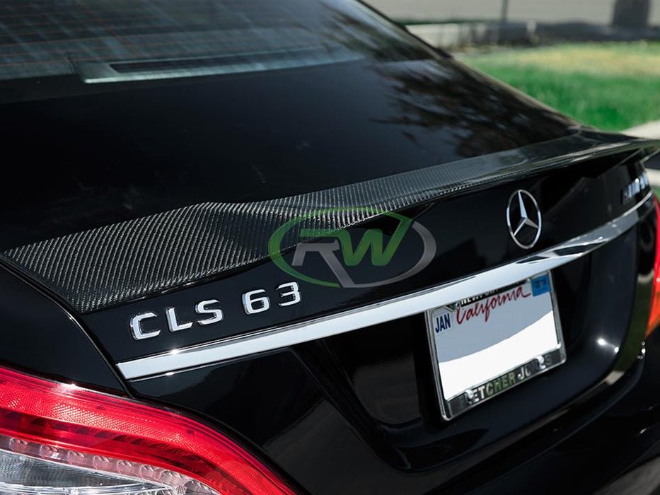 Mercedes W218 Carbon Fiber Renn Style Trunk Spoiler