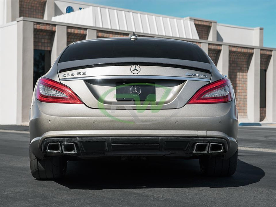 Mercedes W218 CLS63 AMG Carbon Fiber Diffuser