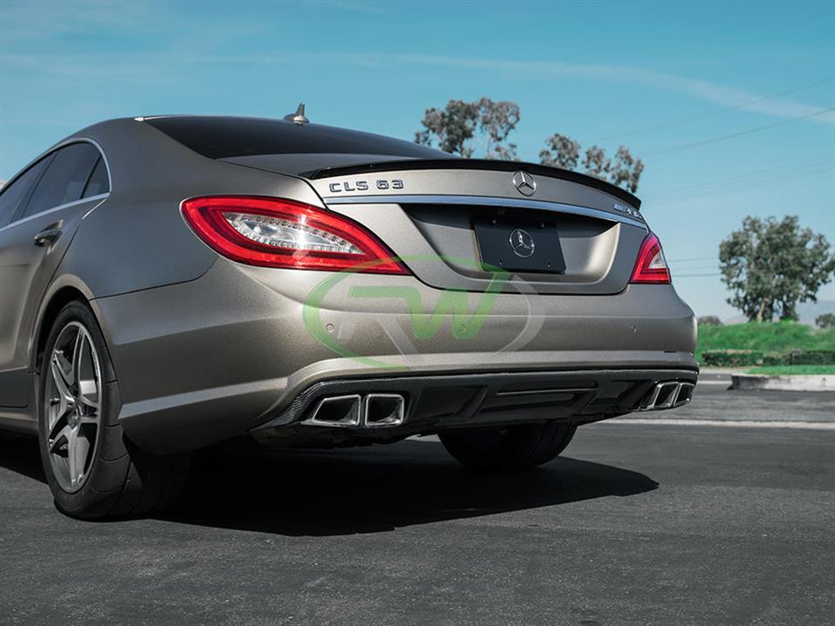 Mercedes W218 CLS63 AMG Carbon Fiber Diffuser