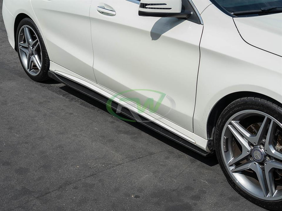 Mercedes CLA250/CLA45 CF Side Skirt Extensions