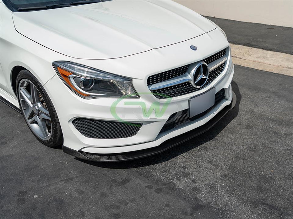 Mercedes C117 CLA Revo Style CF Lip Spoiler