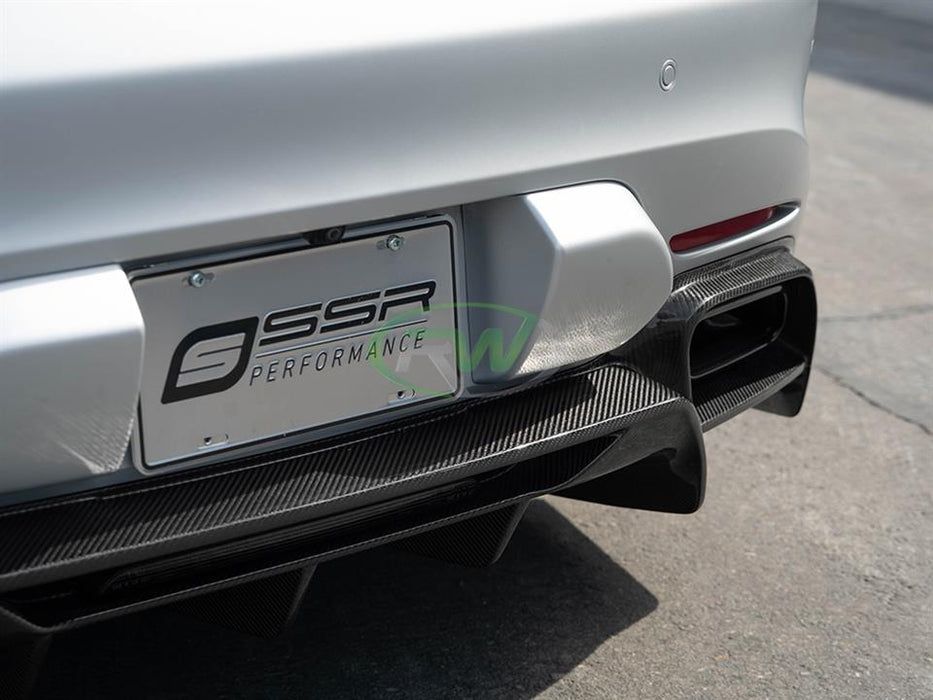 Mercedes C190 GT GTS Carbon Fiber Diffuser