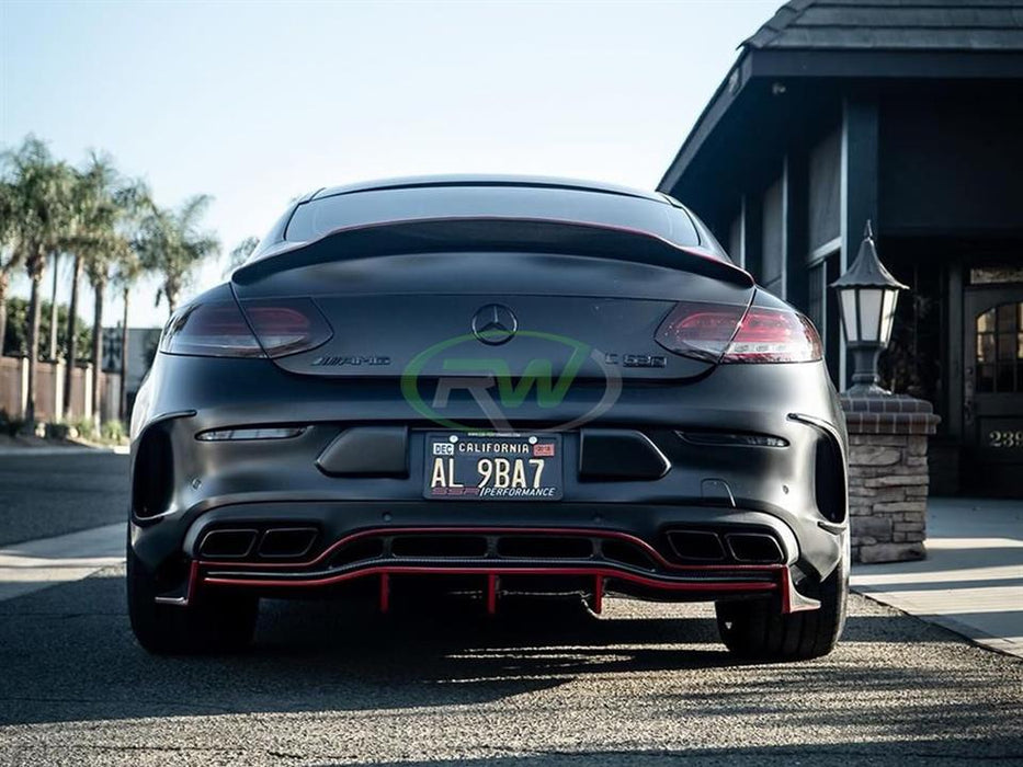 Mercedes W205 Coupe GTX CF Trunk Spoiler