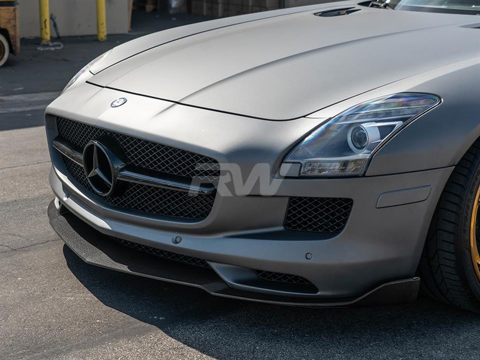 Mercedes SLS Renn Style Carbon Fiber Front Lip