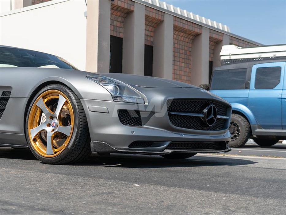 Mercedes SLS Renn Style Carbon Fiber Front Lip