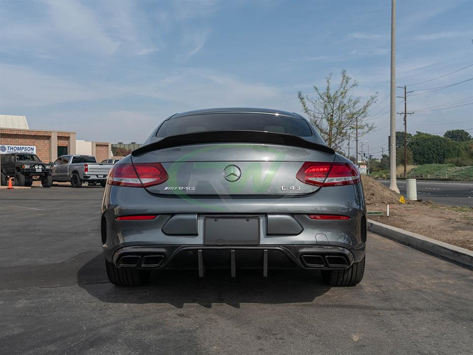 Mercedes W205 Coupe GTX CF Trunk Spoiler