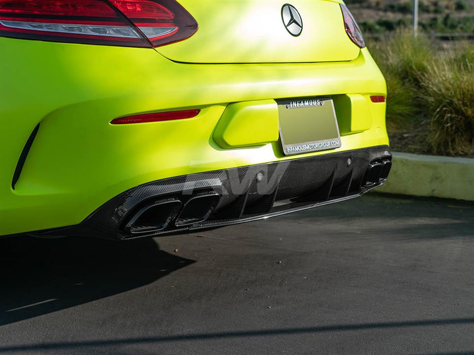 Mercedes W205 C63/C63S Coupe 19+ CF Diffuser