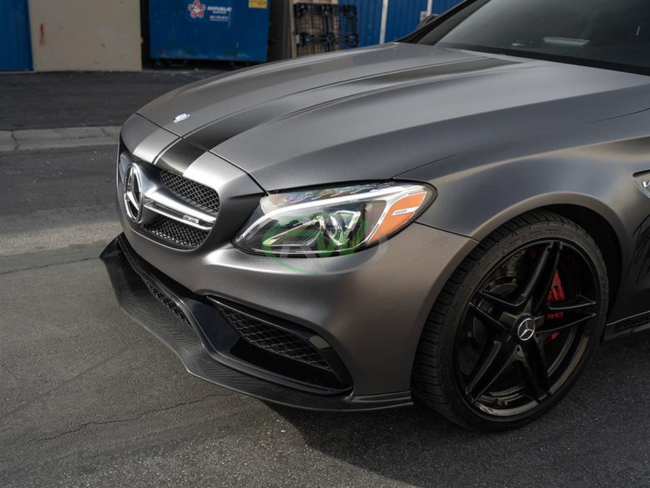 Mercedes W205 C63 GTX Carbon Fiber Front Lip