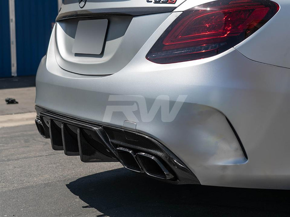 Mercedes W205 C63/C63S Sedan 19+ DTM CF Diffuser