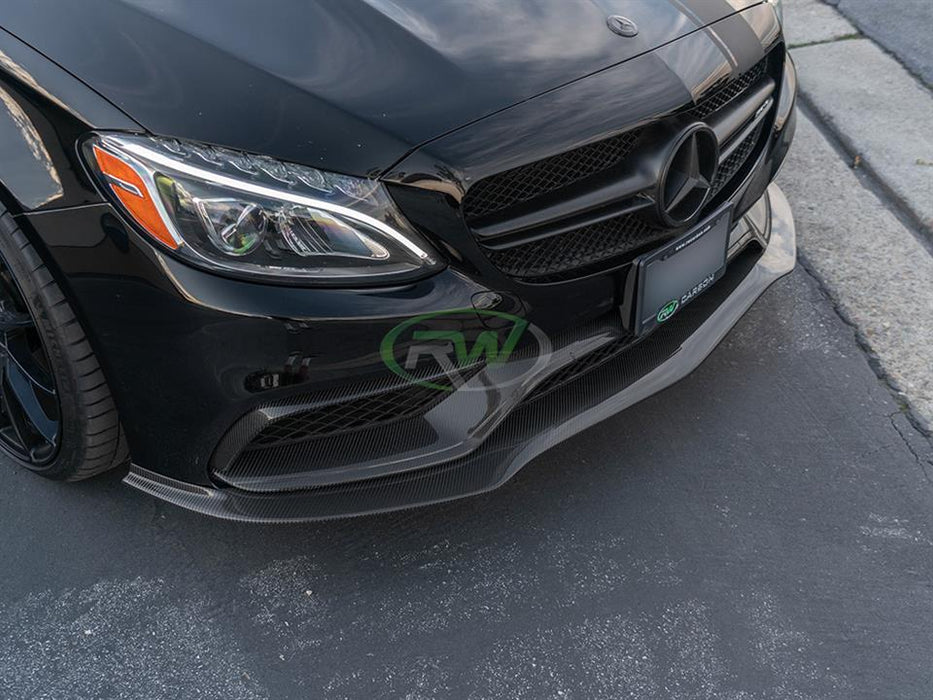 Mercedes W205 C63 GTX Carbon Fiber Front Lip