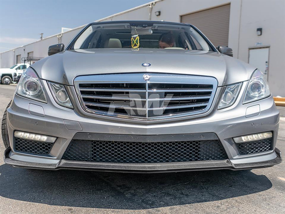 Mercedes W212 E63 Renn Style CF Front Lip 10-13