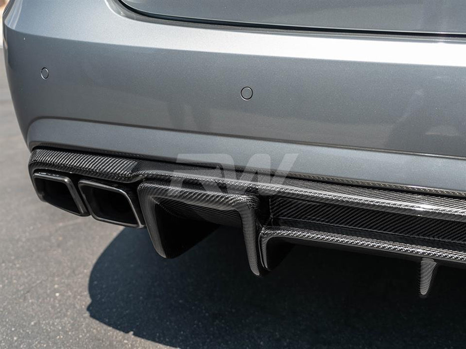 Mercedes W212 E63 Renn Style CF Diffuser