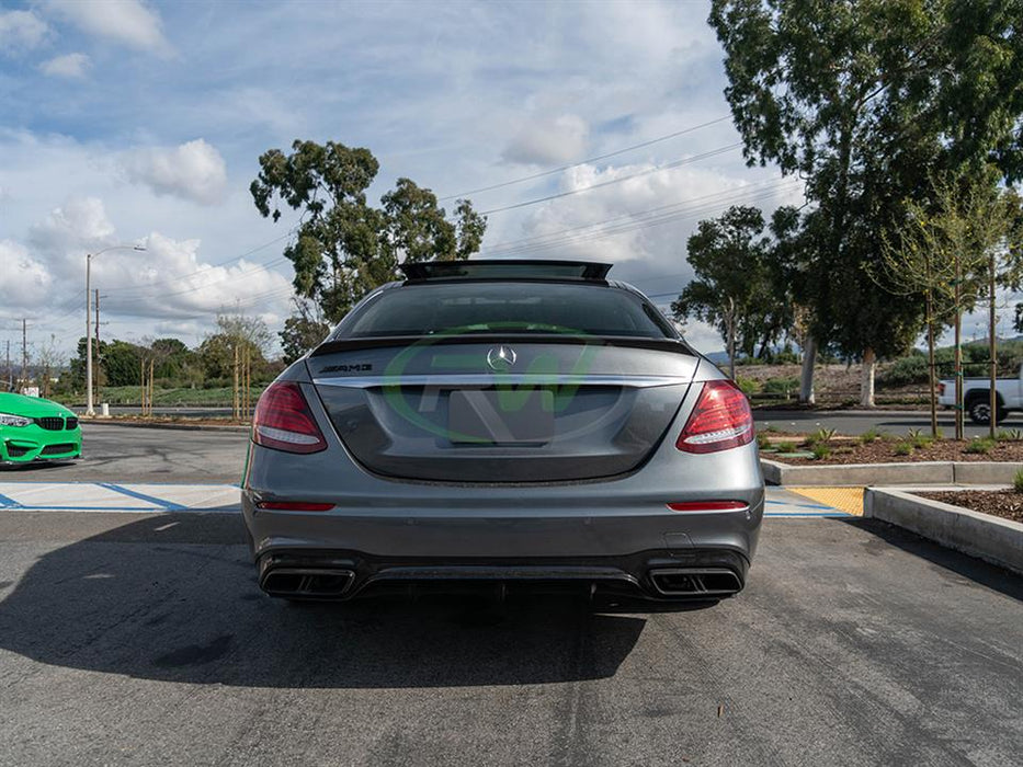 Mercedes W213 ED1 Style CF Trunk Spoiler