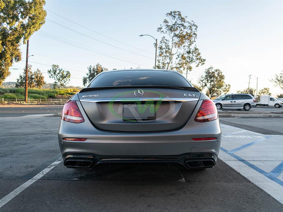 Mercedes W213 ED1 Style CF Trunk Spoiler