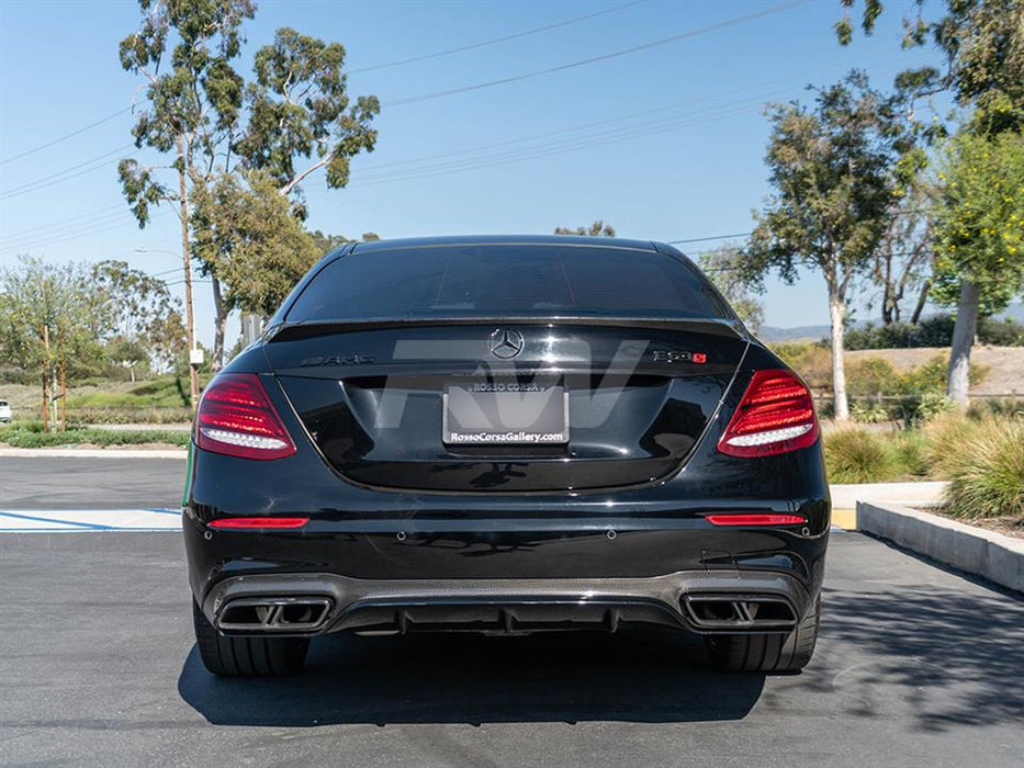 Mercedes W213 ED1 Style CF Trunk Spoiler