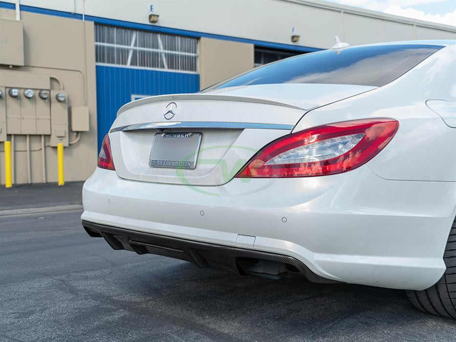 Mercedes W218 CLS63 AMG Carbon Fiber Diffuser