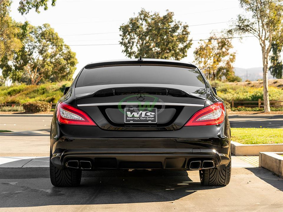 Mercedes W218 Carbon Fiber Renn Style Trunk Spoiler