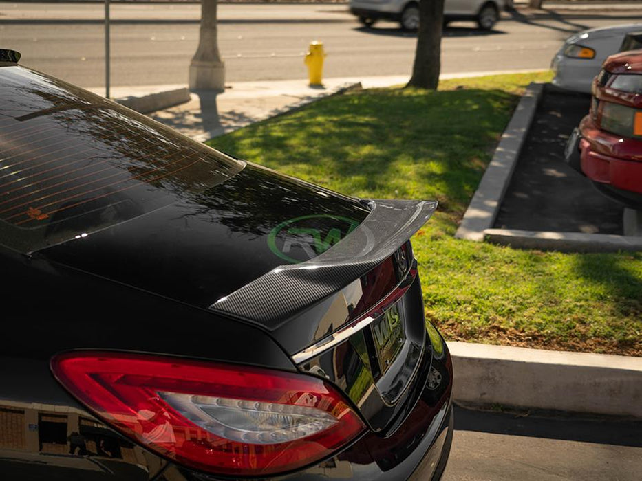 Mercedes W218 Carbon Fiber Renn Style Trunk Spoiler