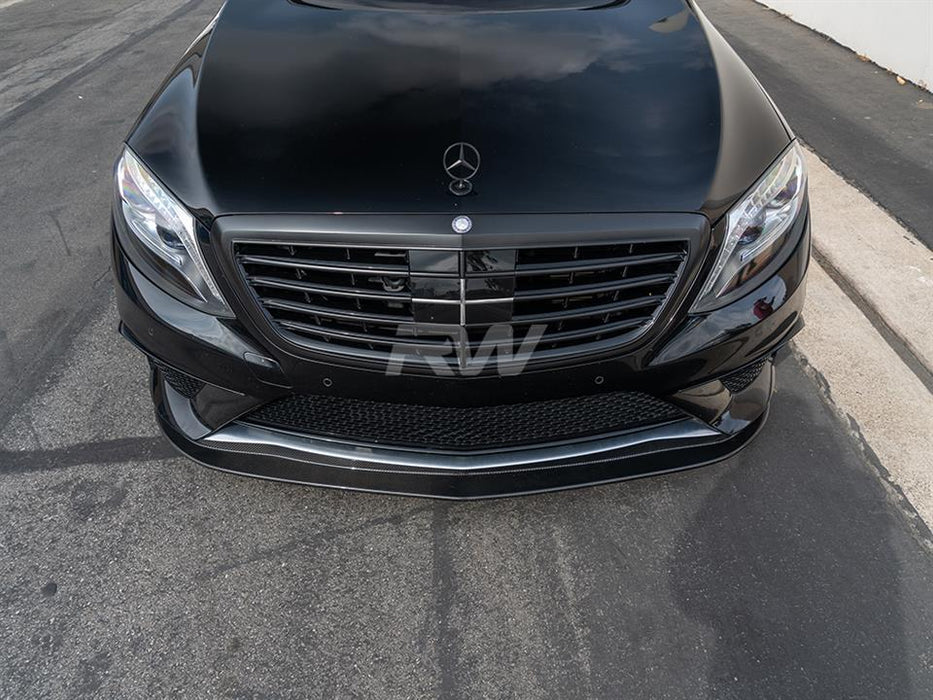 Mercedes W222 S63 Carbon Fiber Front Lip Spoiler