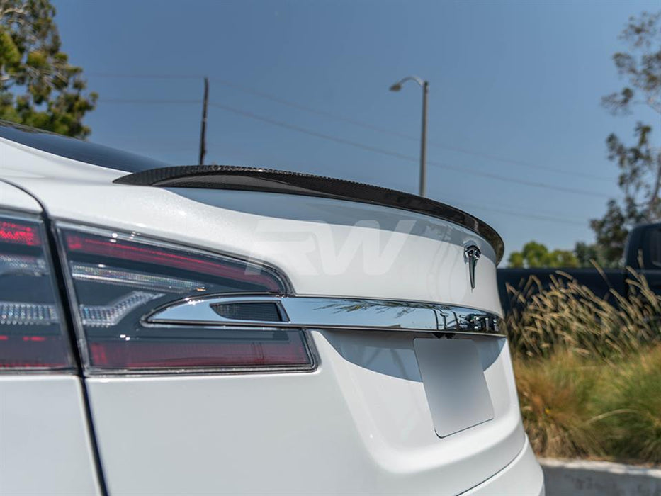 Tesla Model S Carbon Fiber Trunk Spoiler