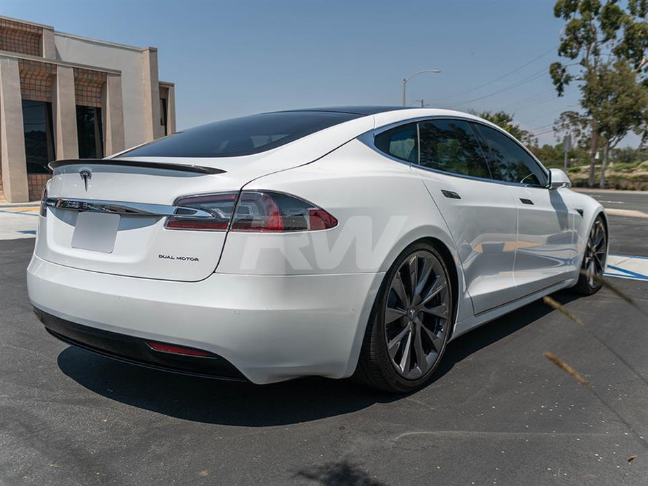 Tesla Model S Carbon Fiber Trunk Spoiler