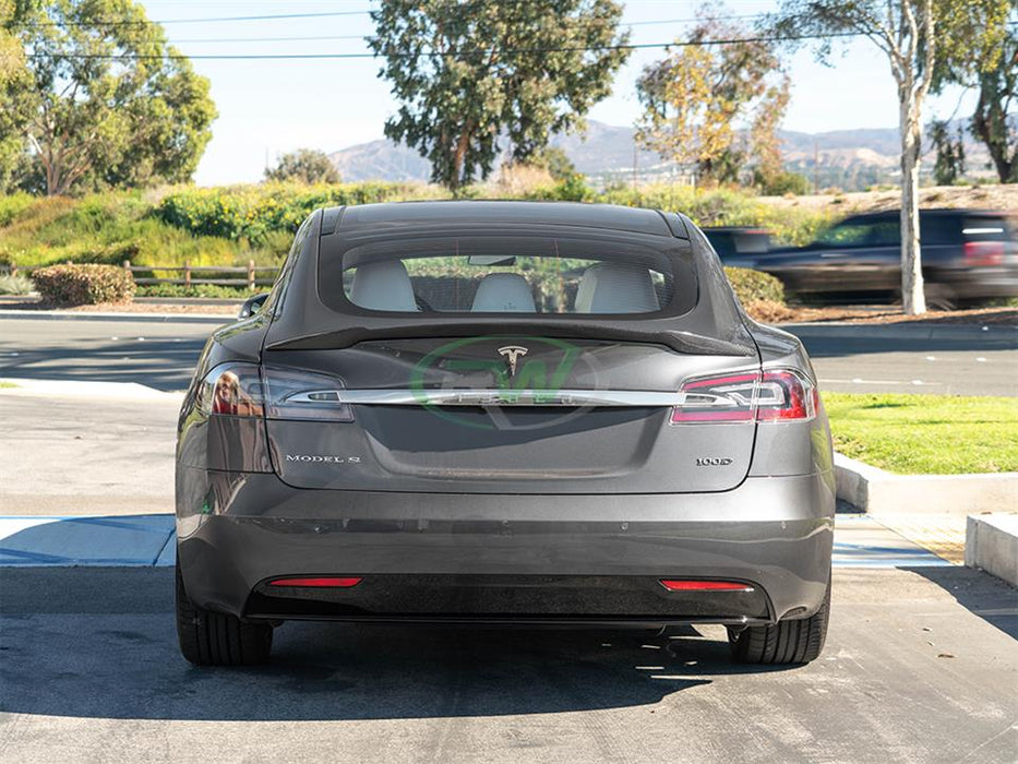 Tesla Model S Revo Style CF Trunk Spoiler