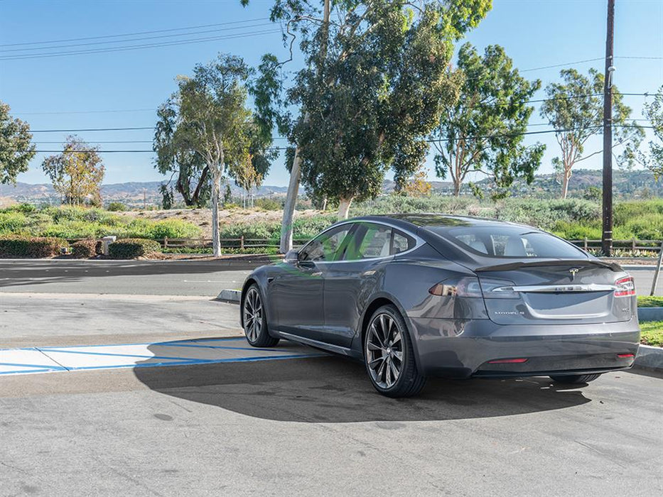 Tesla Model S Revo Style CF Trunk Spoiler