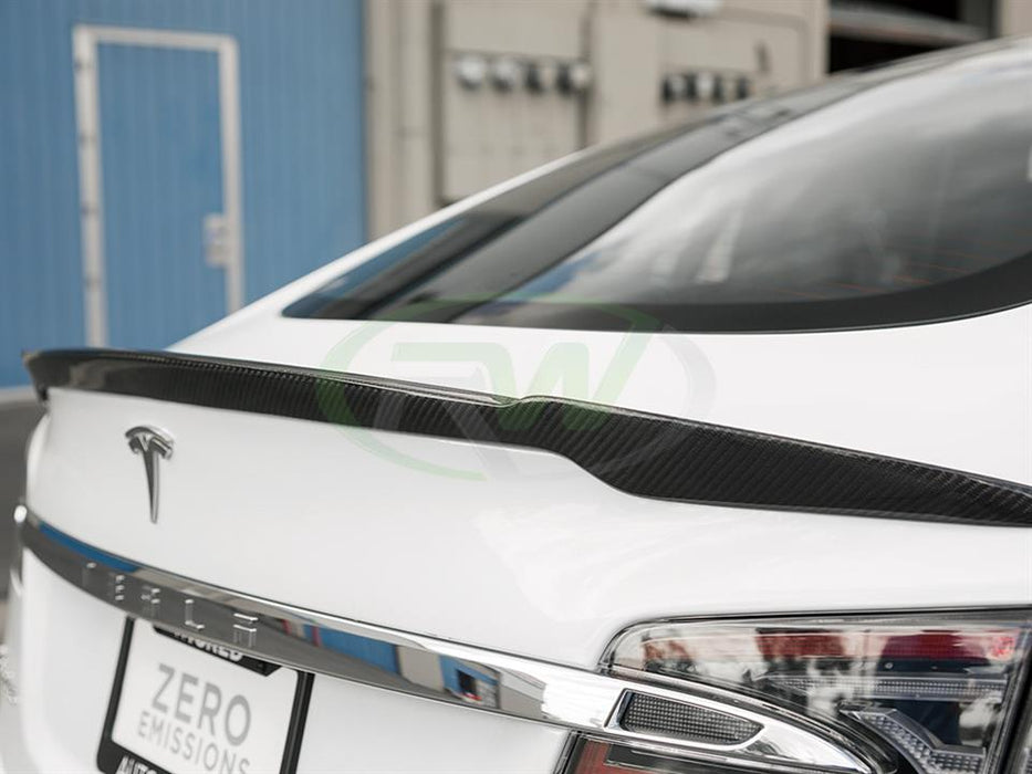 Tesla Model S Revo Style CF Trunk Spoiler