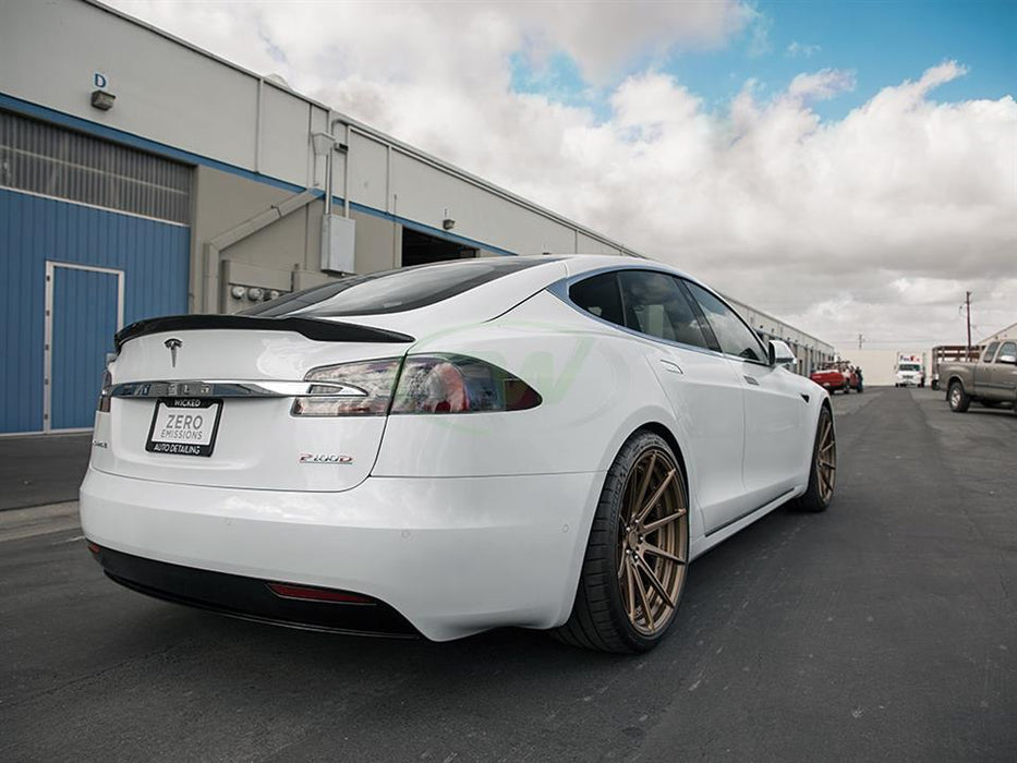 Tesla Model S Revo Style CF Trunk Spoiler