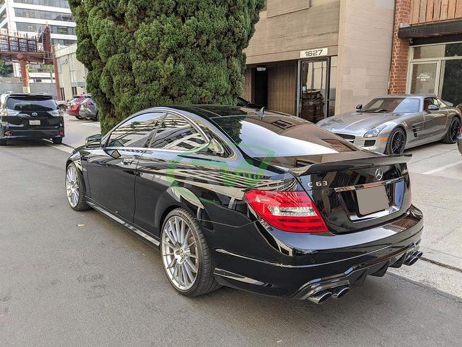 Mercedes W204 Coupe DTM Style CF Trunk Spoiler