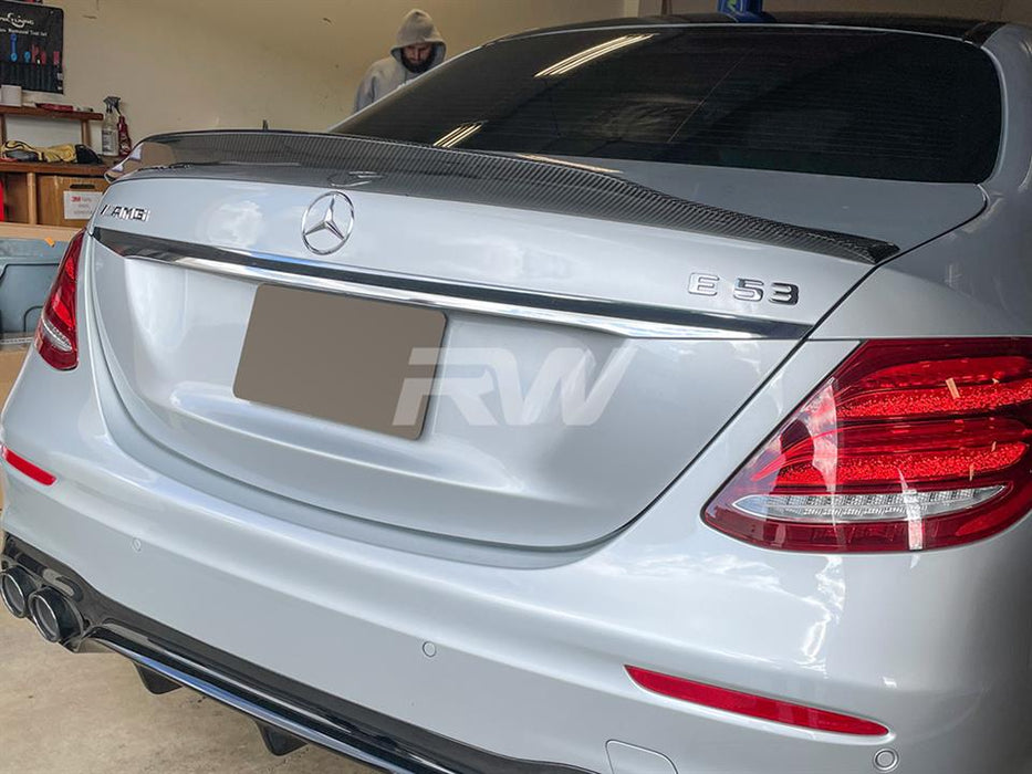 Mercedes W213 GTX Style Carbon Fiber Trunk Spoiler