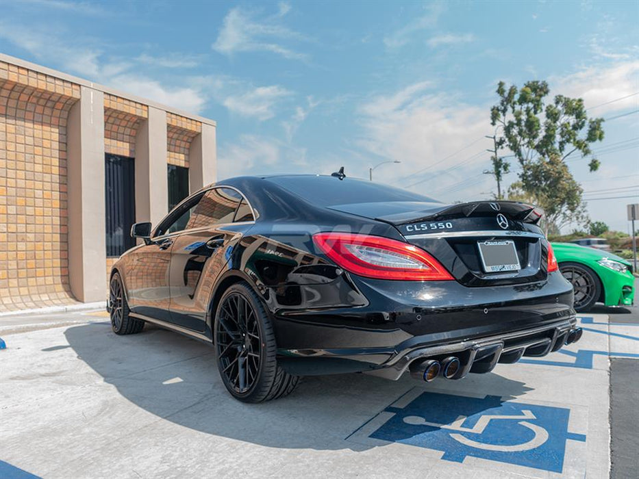 Mercedes W218 Carbon Fiber Renn Style Trunk Spoiler