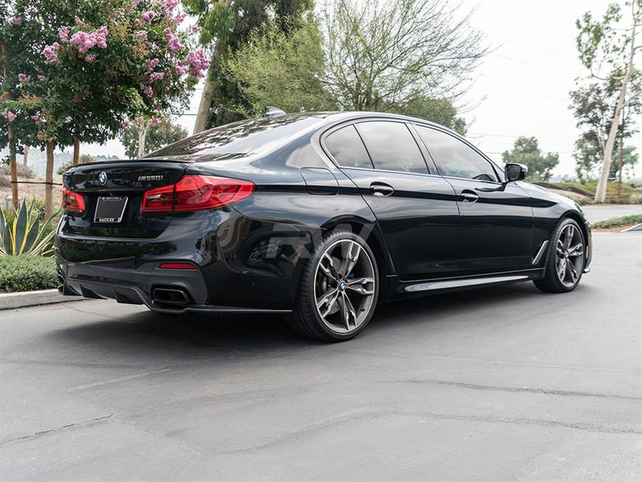 BMW G30 3D Style Carbon Fiber Rear Diffuser