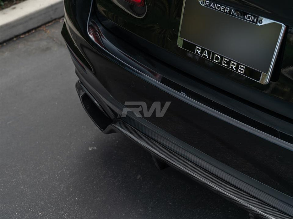 BMW G30 3D Style Carbon Fiber Rear Diffuser