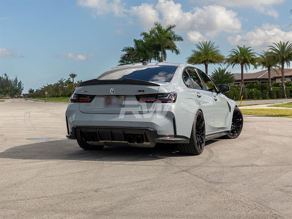 BMW G80 M3 OEM Style Carbon Fiber Diffuser