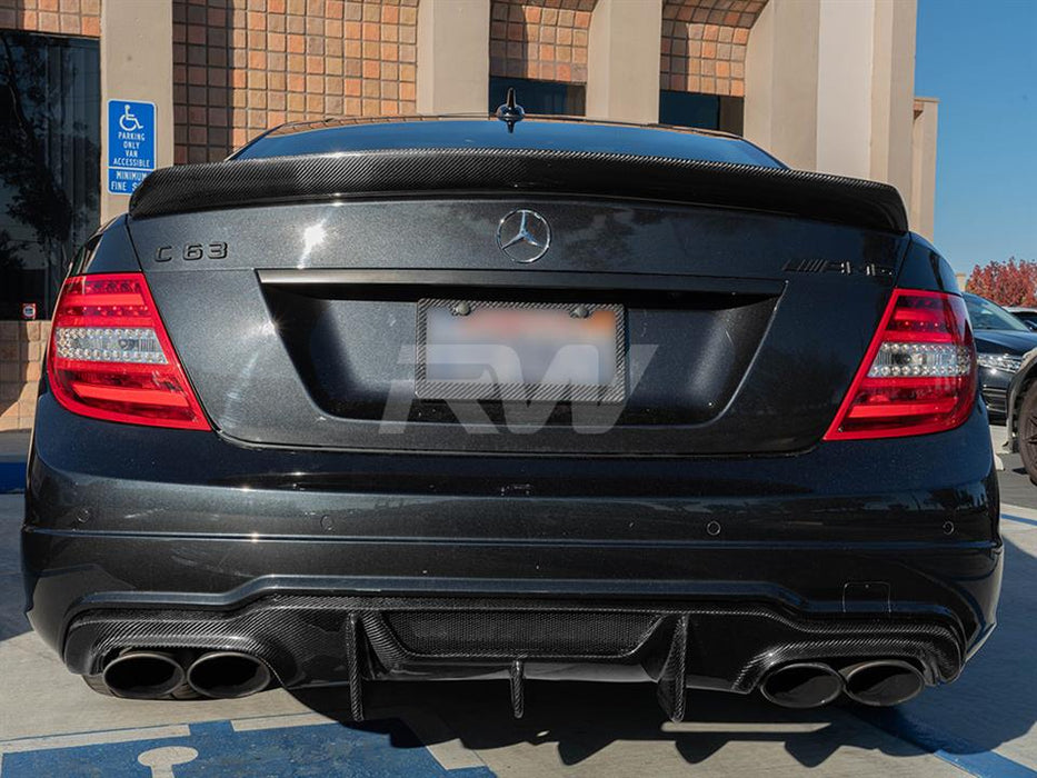 Mercedes W204 Coupe DTM Style CF Trunk Spoiler