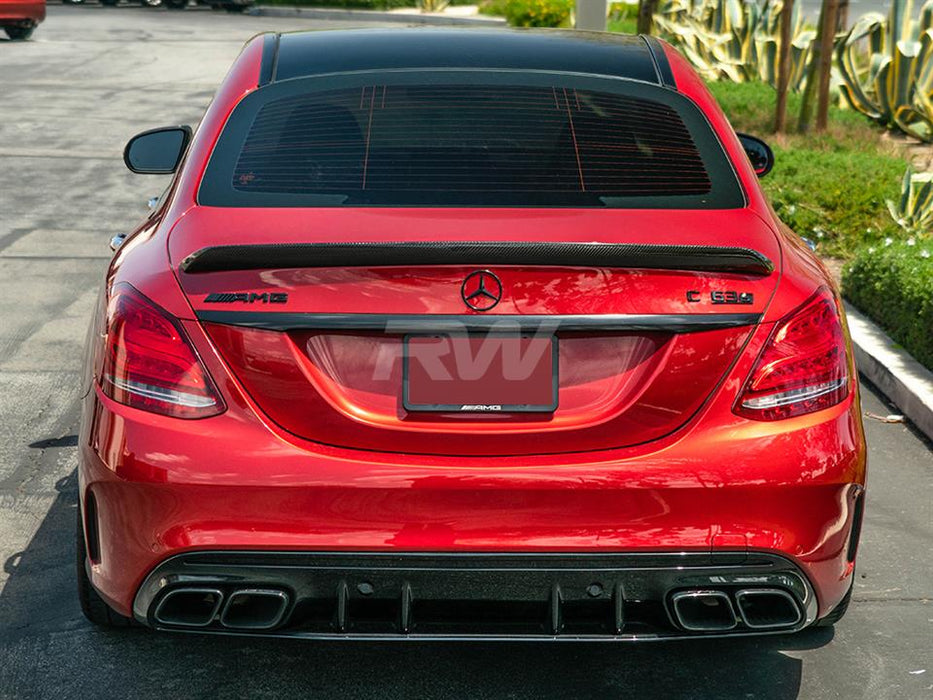 Mercedes W205 Sedan DTM CF Trunk Spoiler