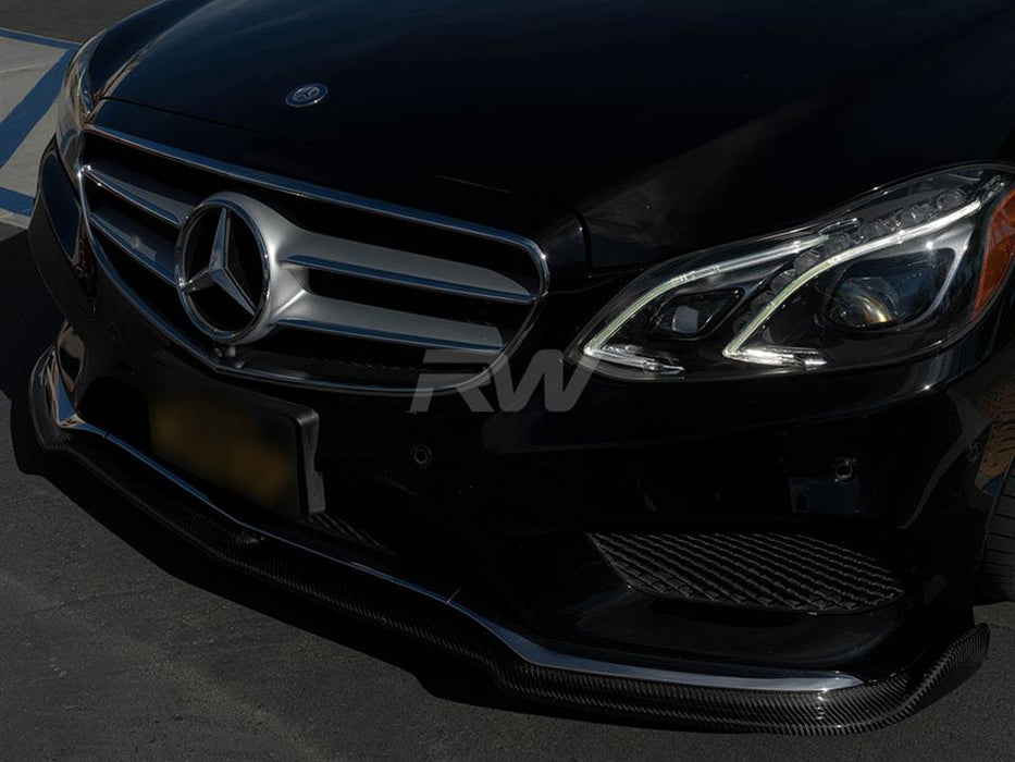 Mercedes W212 14+ Sport Carbon Fiber Front Lip