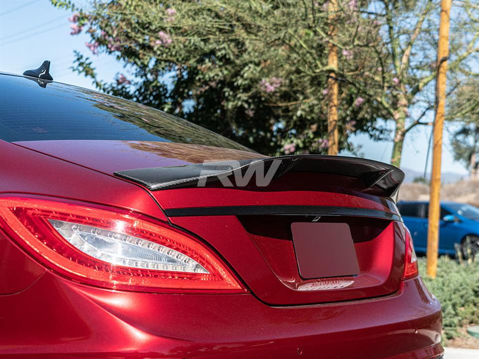 Mercedes W218 Carbon Fiber Renn Style Trunk Spoiler