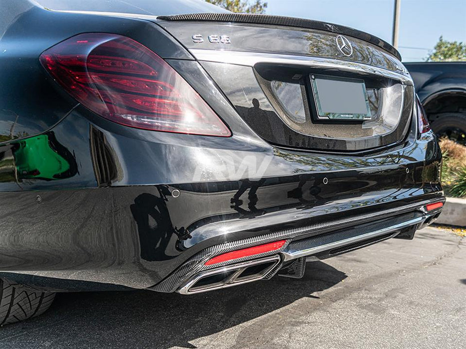 Mercedes W222 S63 Carbon Fiber Rear Diffuser