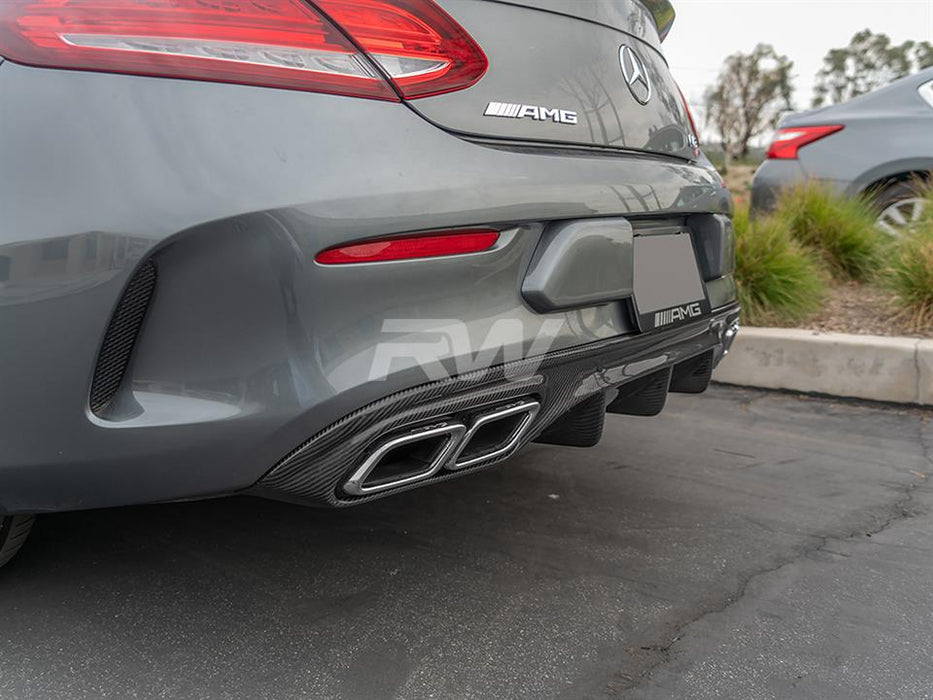 Mercedes W205 C63/C63S Coupe CF Diffuser